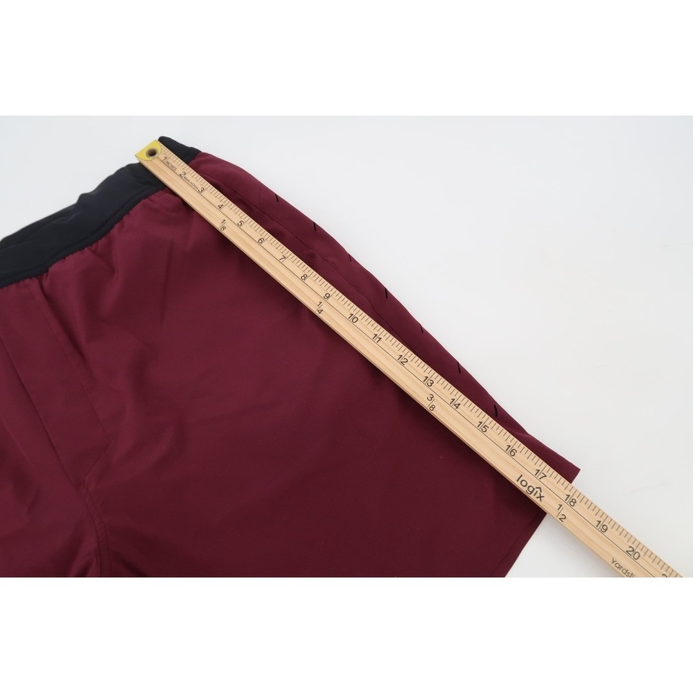 Ten Thousand Interval Shorts Mens Large Burgundy Lined 7" Inseam Training - Picture 9 of 9